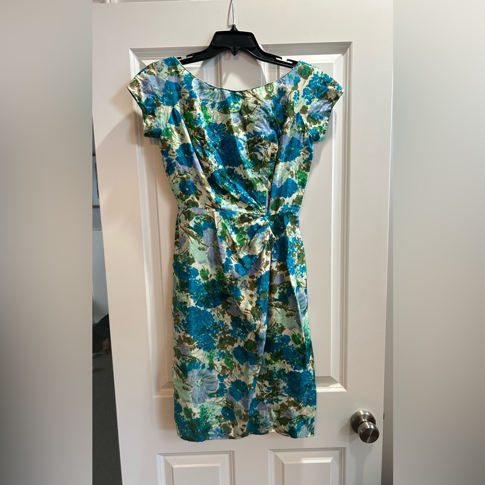 💝last chance Vintage 50’ silk dress